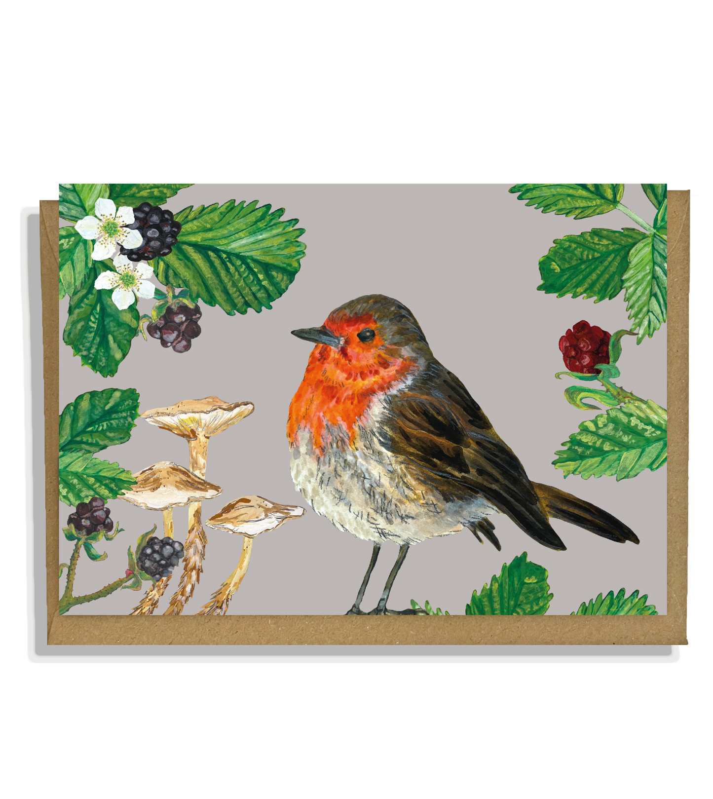Autumn Robin Greeting Card