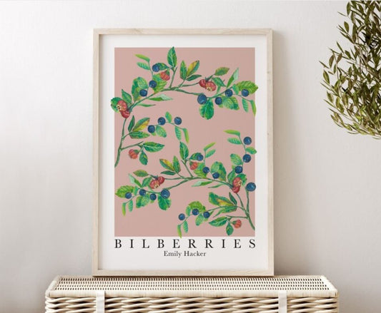Bilberry Art Print