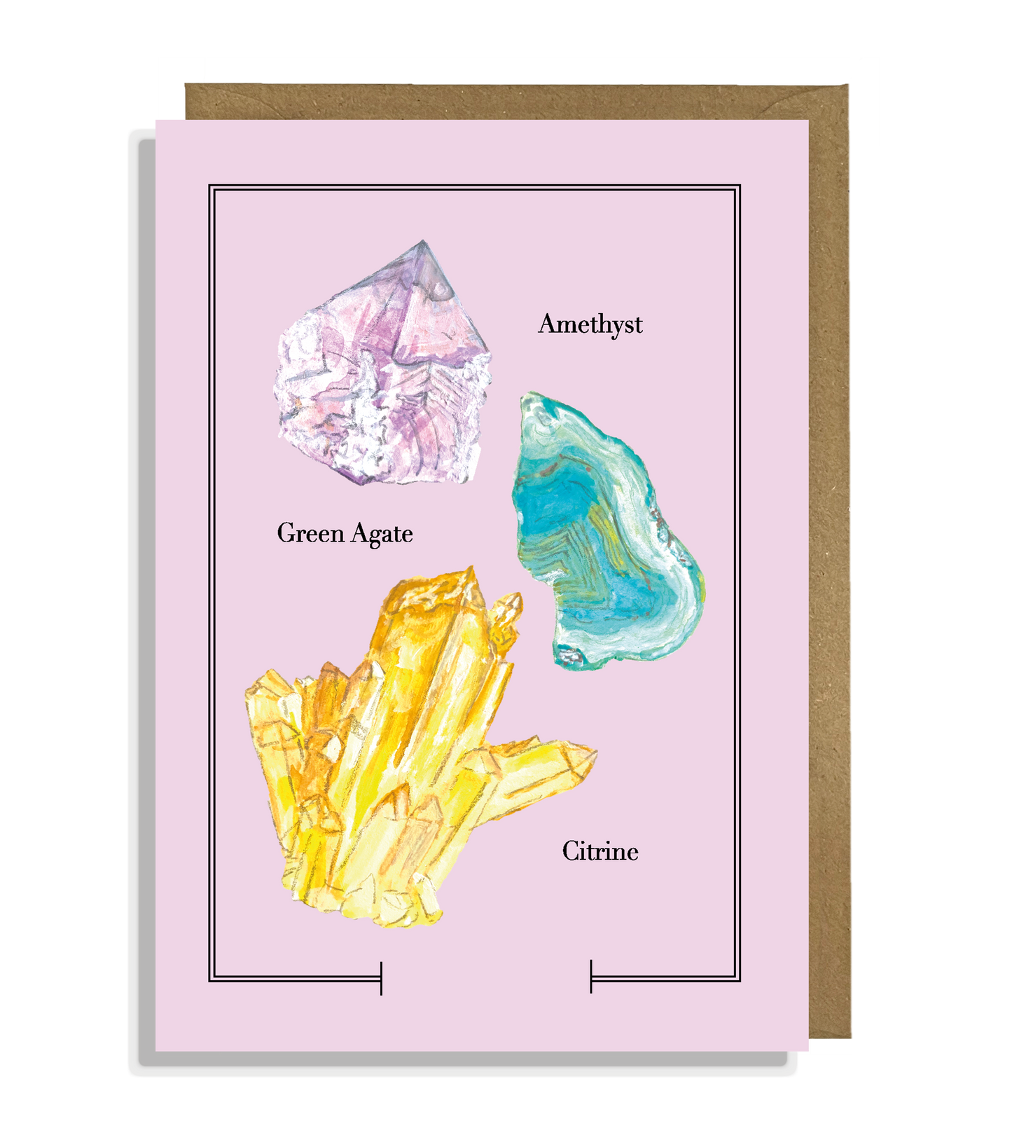 Crystal Greeting Card