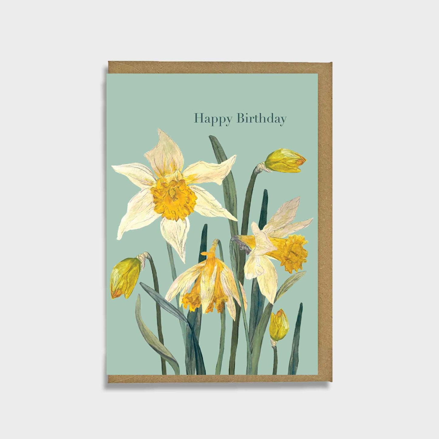 Wild Daffodil Happy Birthday Card