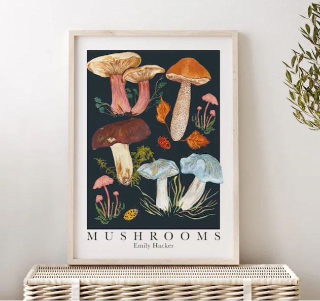 Mushroom Art Print