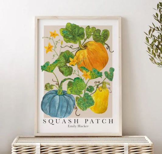 Squash Patch Art Print