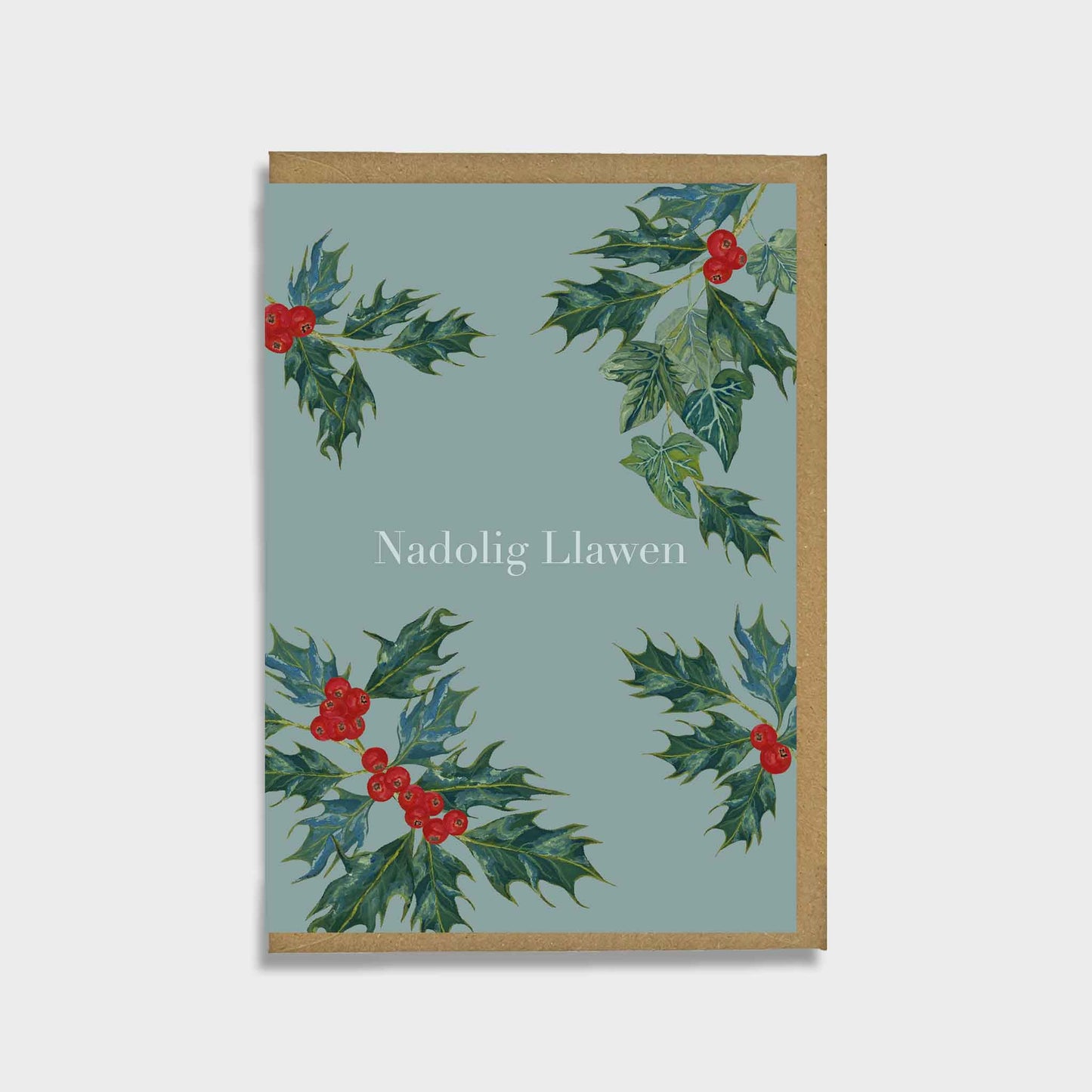 Holly and Ivy Christmas Card