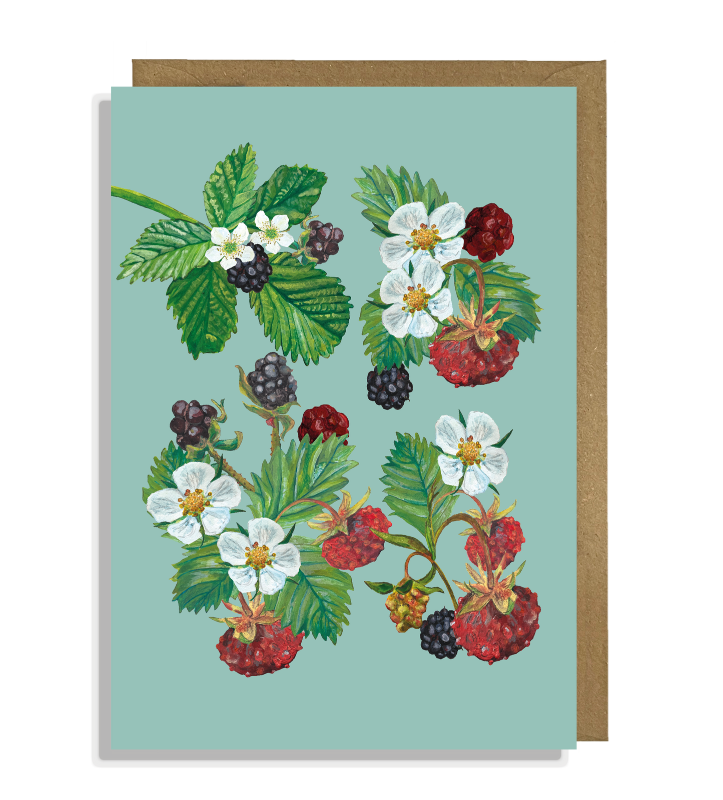 Wild Berries Greeting Card