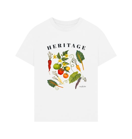 White Printed T-shirt Front