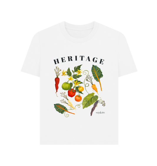 White Printed T-shirt Front
