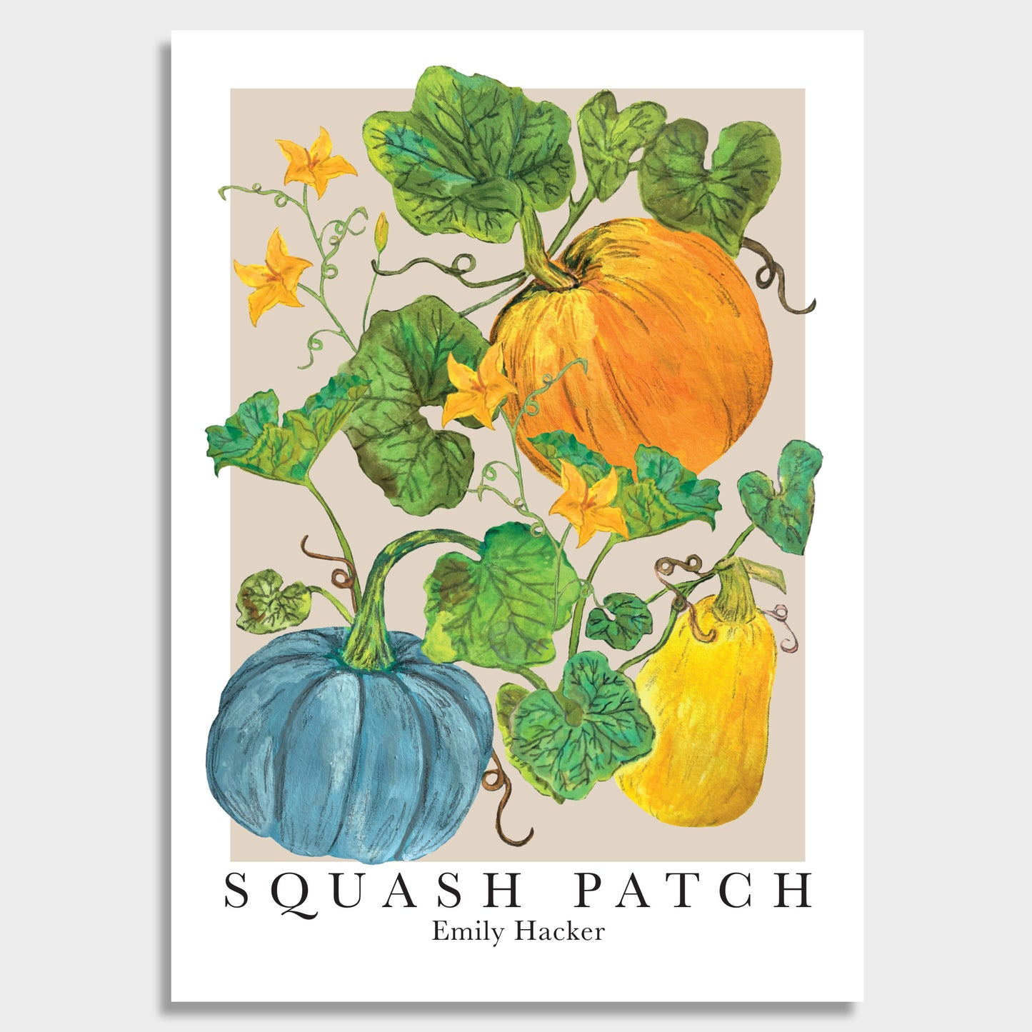 Squash Patch Art Print