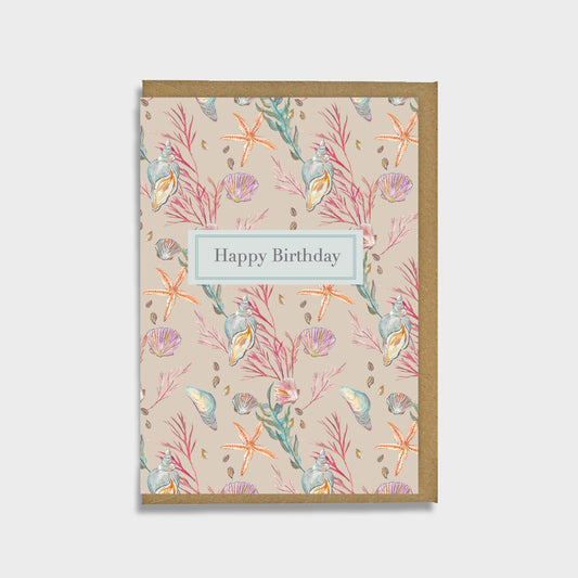 Under The Sea Happy Birthday Card