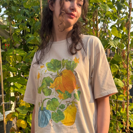 Squash Patch Women’s Oversized Organic Cotton T-Shirt