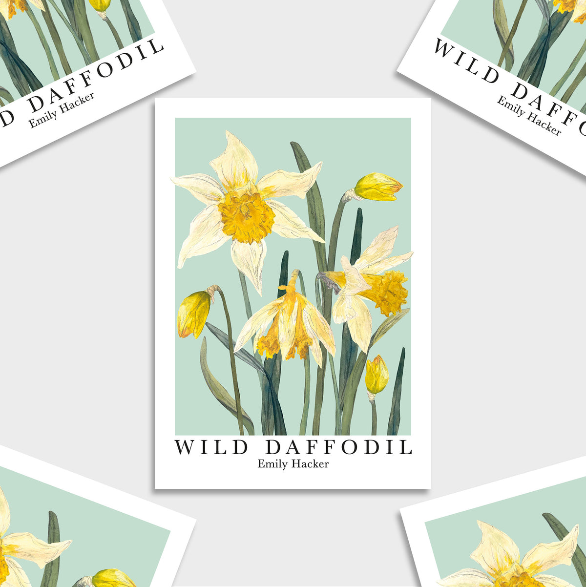A6 Wild Daffodil Mini Art Print