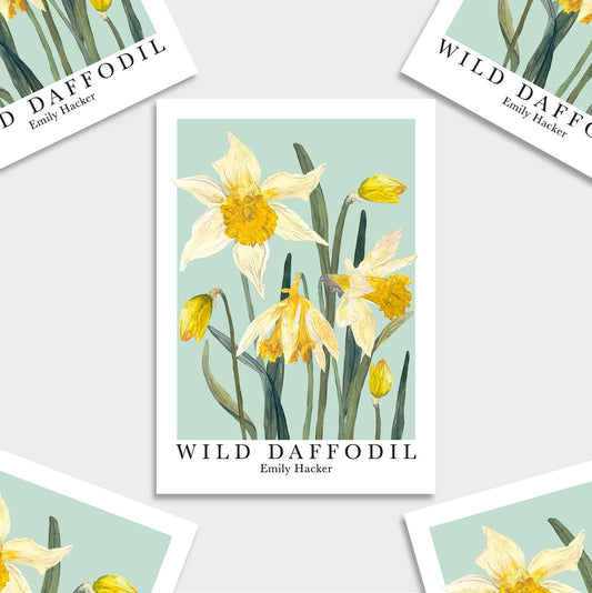 A6 Wild Daffodil Mini Art Print